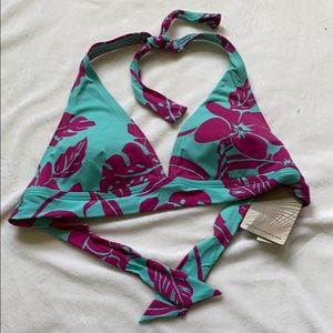 NWT Tommy Bahama Halter Bikini Top - size M